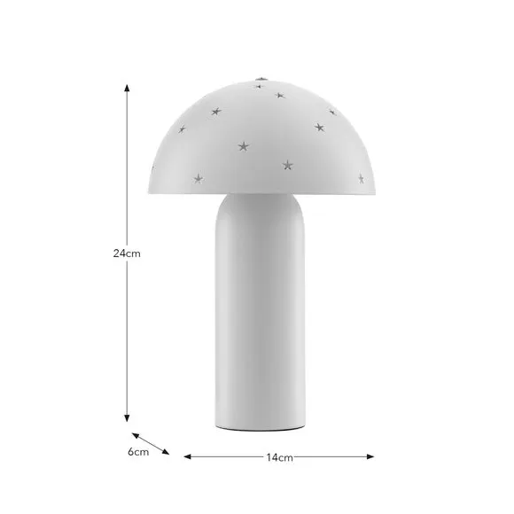Portable Table Lamp with Touch Dimmer - Natural