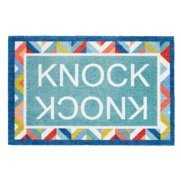 Printed Doormat with Anti-Slip - Multicolor
