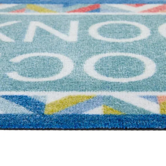 Printed Doormat with Anti-Slip - Multicolor