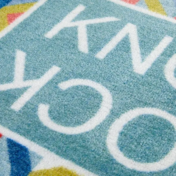 Printed Doormat with Anti-Slip - Multicolor