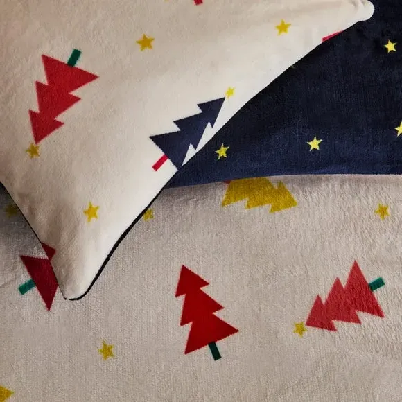 Printed Duvet Cover Set - Multicolor, Fleece