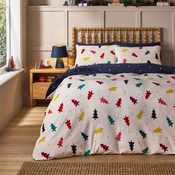 Printed Duvet Cover Set - Multicolor, Fleece image