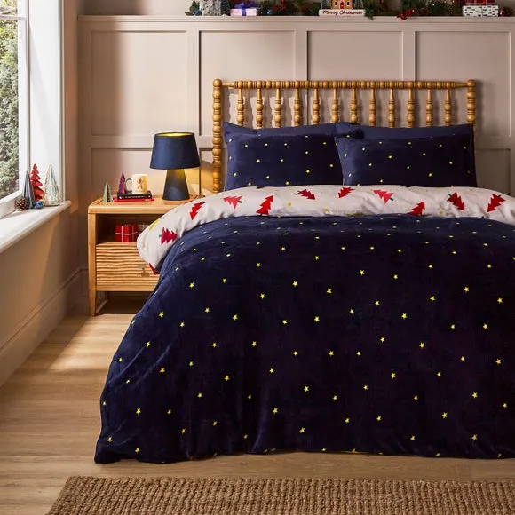 Printed Duvet Cover Set - Multicolor, Fleece