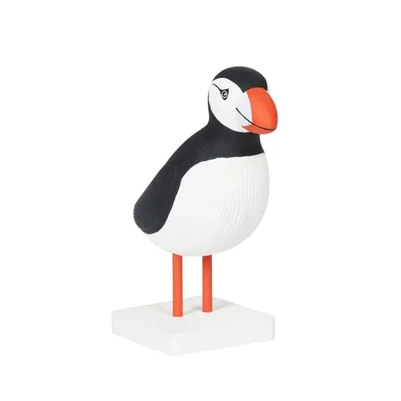 Puffin Ornament Decorative Figure - Black, Polyresin