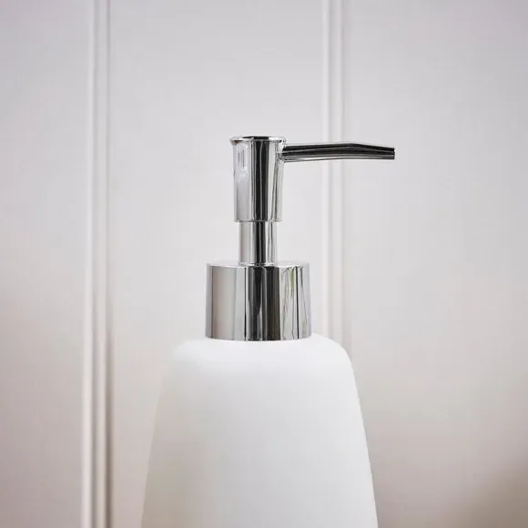 Puffin Soap Dispenser - White, Resin