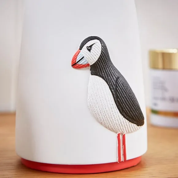 Puffin Tumbler - White, Resin