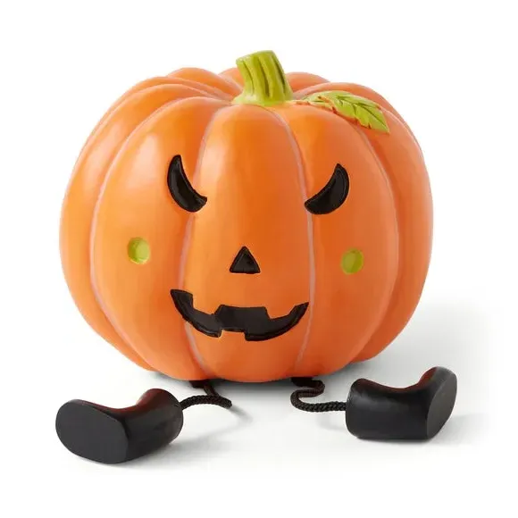 Pumpkin Decoration - Orange, Resin