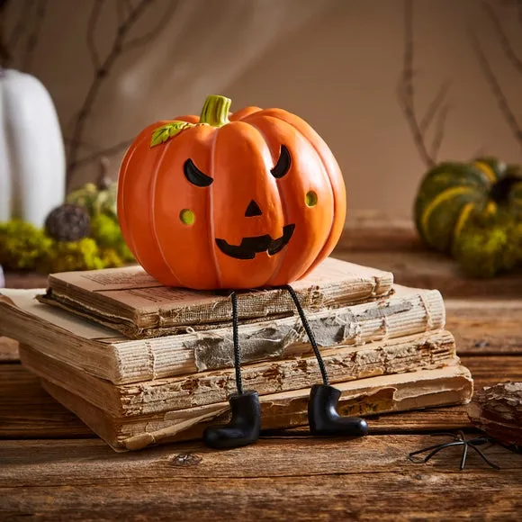 Pumpkin Decoration - Orange, Resin image