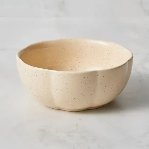 Pumpkin Dip Bowl - Cream, Stoneware image