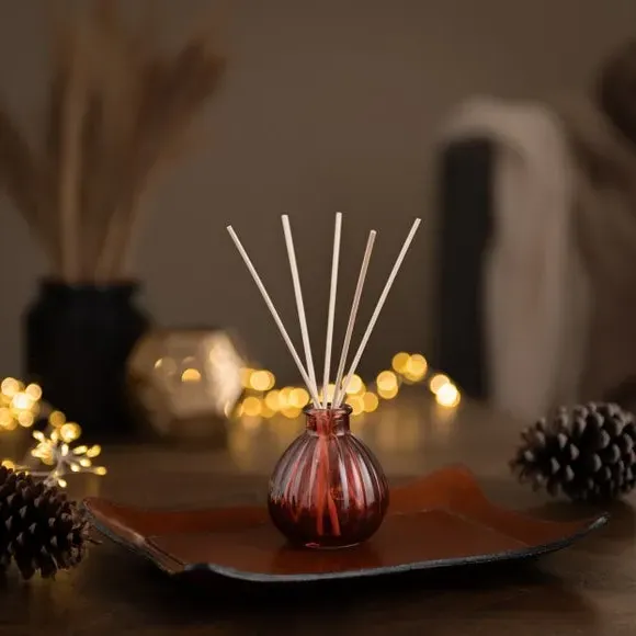 Pumpkin Shape Reed Diffuser - Orange image