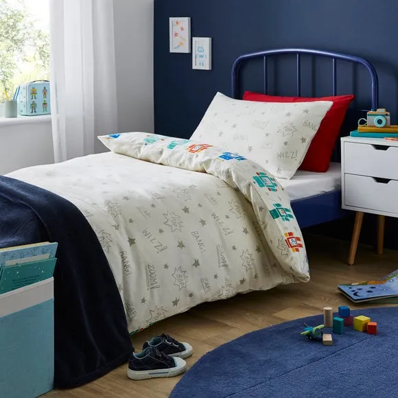 Quilt Cover Set with Pillowcase - Multicolor Cotton