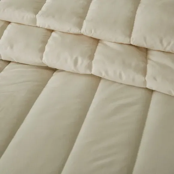 Quilted Bedspread - Cream, Polyester