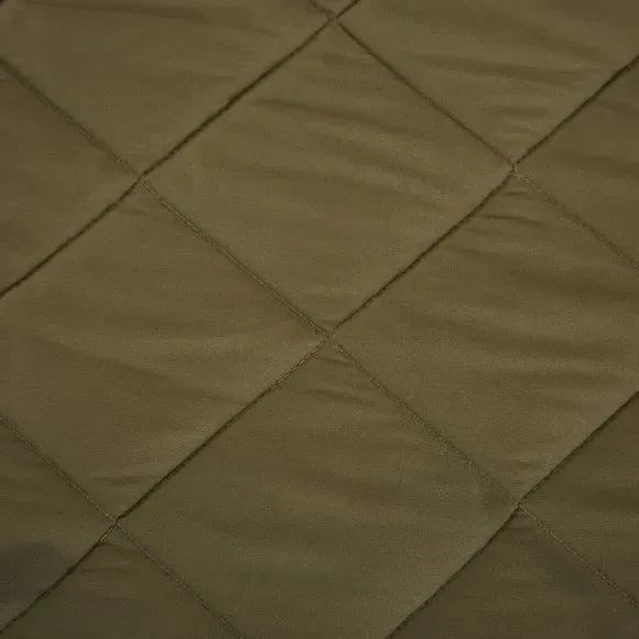 Quilted Bedspread - Olive, Recycled Polyester