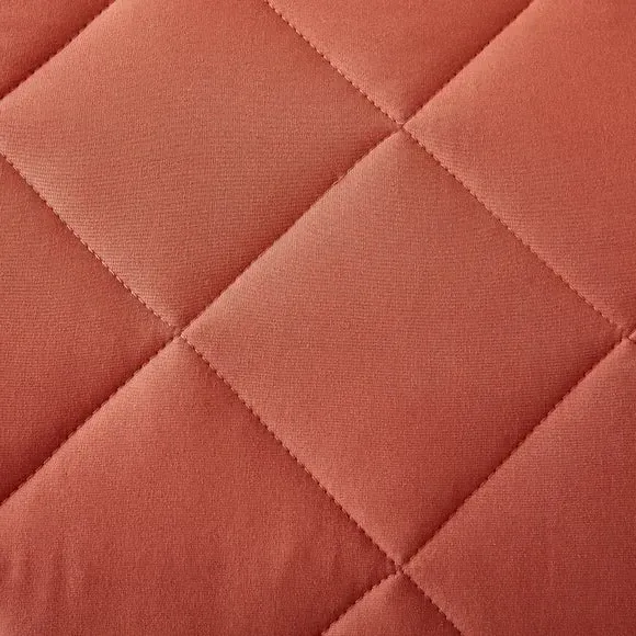 Quilted Bedspread - Terracotta, Recycled Polyester