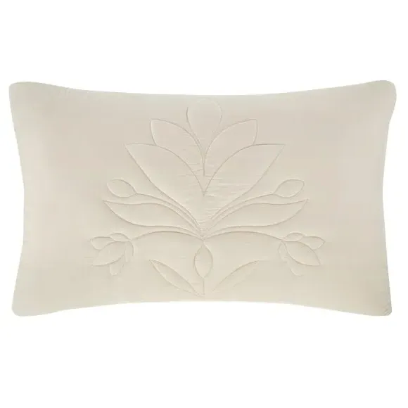 Quilted Duvet Cover Set - Natural, Microfibre