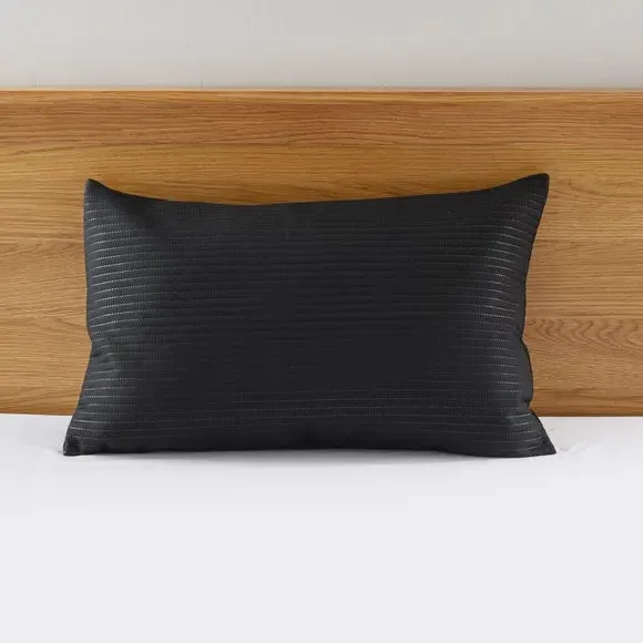Quilted Pillowsham - Black image