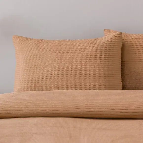 Quilted Pillowsham - Camel