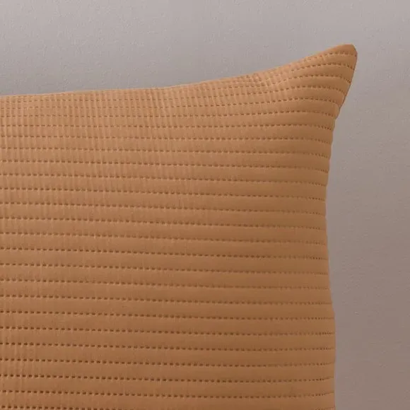 Quilted Pillowsham - Camel
