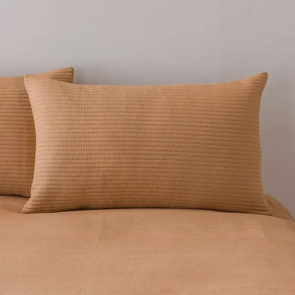 Quilted Pillowsham - Camel