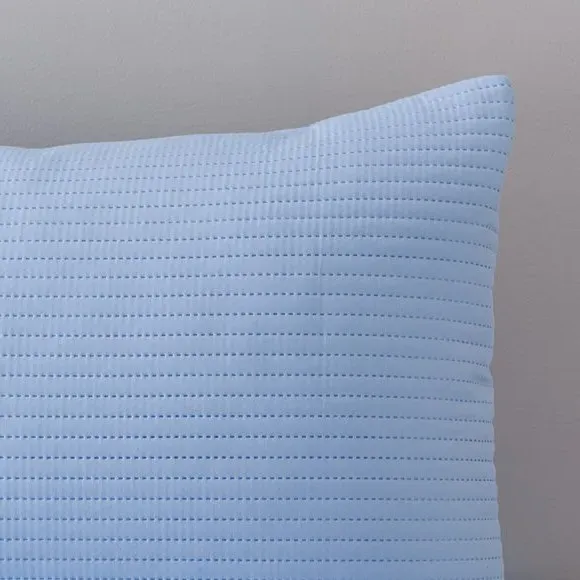 Quilted Pillowsham - Duck Egg