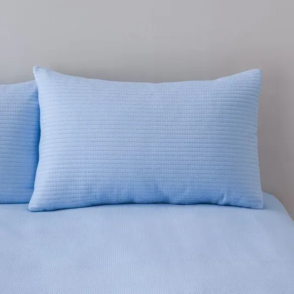 Quilted Pillowsham - Duck Egg