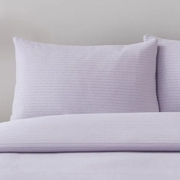 Quilted Pillowsham - Lilac