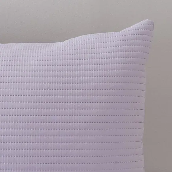 Quilted Pillowsham - Lilac