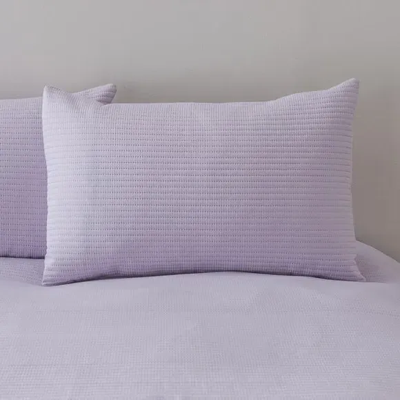 Quilted Pillowsham - Lilac
