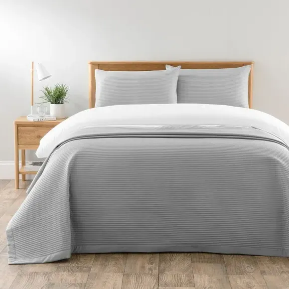 Quilted Pillowsham - Silver