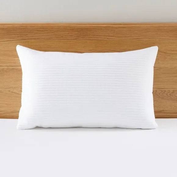 Quilted Pillowsham - White