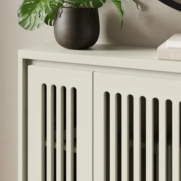 Radiator Cover with Storage - Stone, Wood