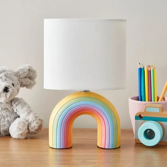 Rainbow LED Table Lamp with Switch - Multicolor