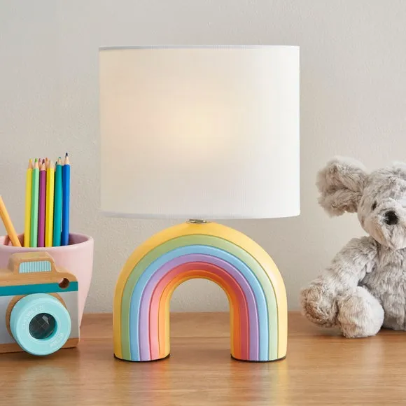 Rainbow LED Table Lamp with Switch - Multicolor image