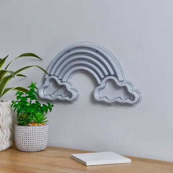 Rainbow Neon Sign - Multicolor, LED
