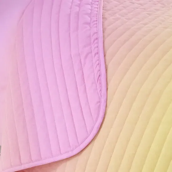 Rainbow Ombre Bedspread - Multicolor