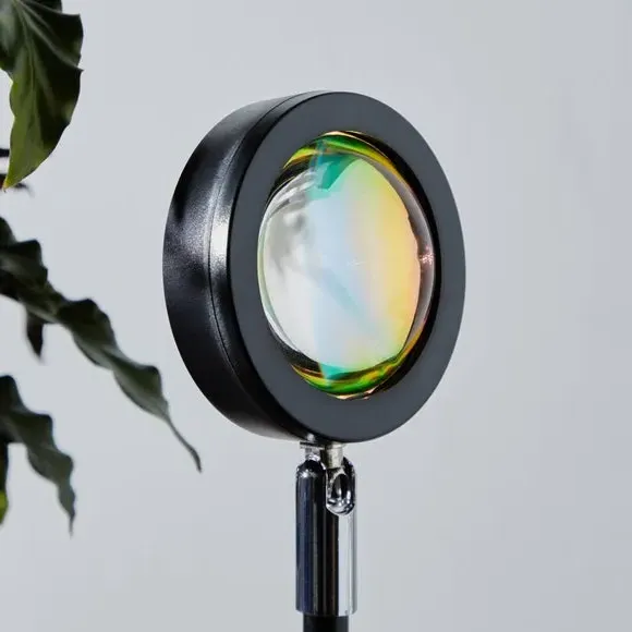 Rainbow Projector Lamp - Black