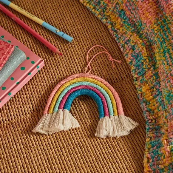Rainbow Wall Decoration - Multicolor, Woven