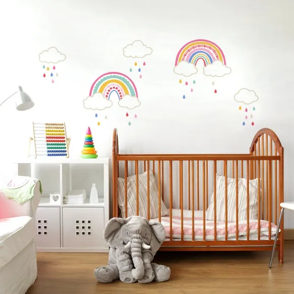 Rainbow Wall Sticker - Multicolor, Self-Adhesive image