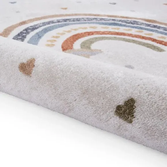 Rainbow Washable Rug - Multicoloured