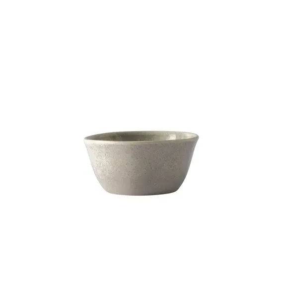 Reactive Glaze Dip Bowl - Grey, Stoneware