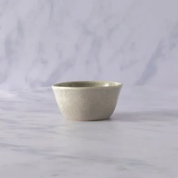 Reactive Glaze Dip Bowl - Grey, Stoneware image