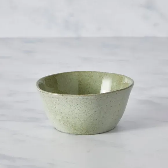 Reactive Glaze Dip Bowl - Sage, Stoneware