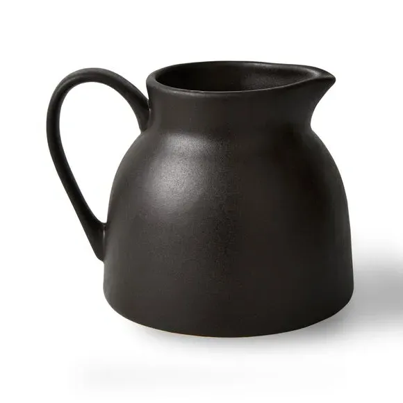Reactive Glaze Jug - Black, Stoneware