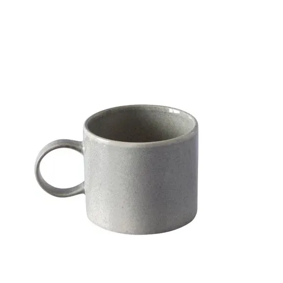 Reactive Glaze Mug - Grey, Stoneware