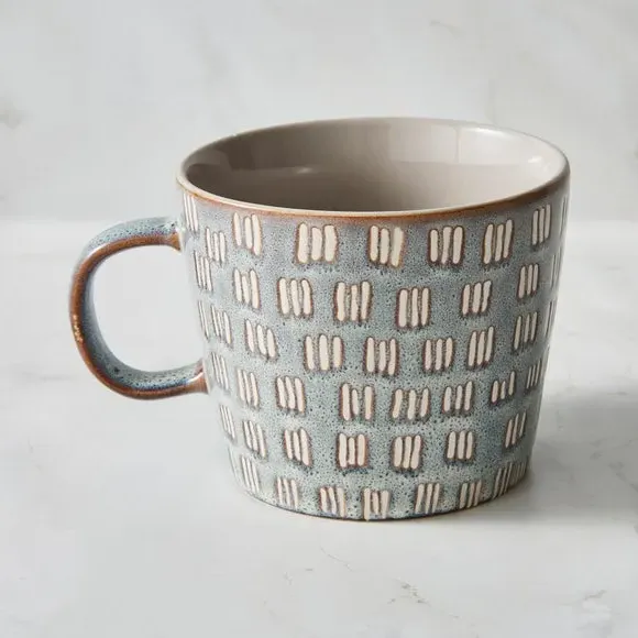 Reactive Glaze Mug - Grey, Stoneware image