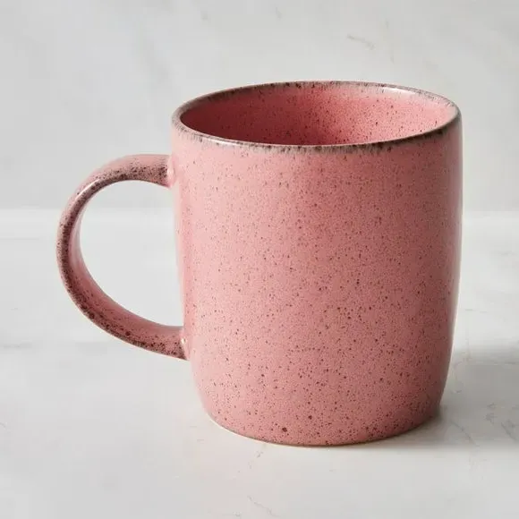 Reactive Glaze Mug - Rose, Stoneware