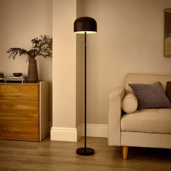 Rechargeable Floor Lamp Touch Dimmable - Black
