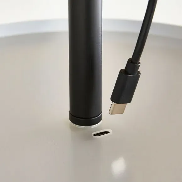Rechargeable Floor Lamp Touch Dimmable - Black
