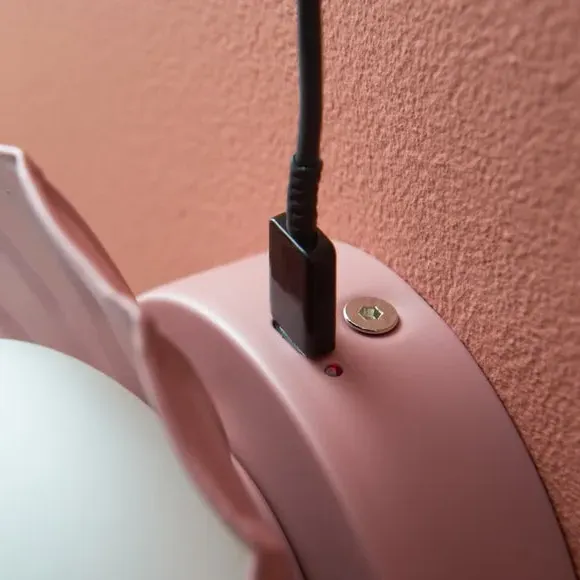 Rechargeable LED Wall Light Touch Dimmer - Pink