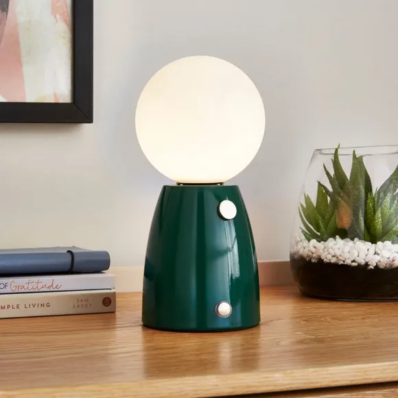 Rechargeable Table Lamp Touch Dimmable - Emerald image